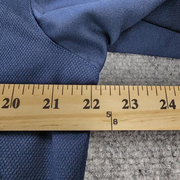 Vintage Nike Jacket Mens Small Blue Full Zip Hooptech Basketball Hoodie Sweat - Picture 5 of 16